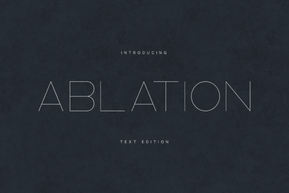 Ablation: The Modern Sans Serif Typeface for Handmade Branding