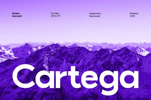 Cartega: The Modern Sans Serif Typeface for Scroll-Stopping Marketing