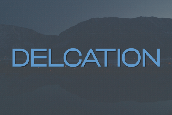 Delcation: The Modern Sans Serif Typeface for Authentic Branding