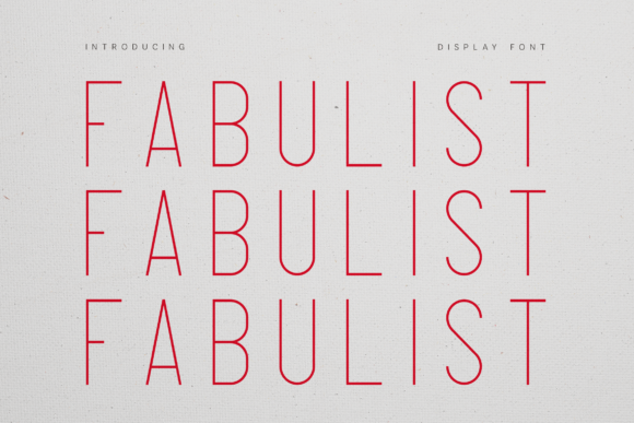 Fabulist: The Modern Sans Serif Typeface for Editorial Design