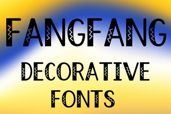 Fangfang: The Bold Decorative Typeface for Dynamic Web Design