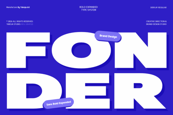 Fonder: The Bold Sans Serif Font That Amplifies Campaign Impact