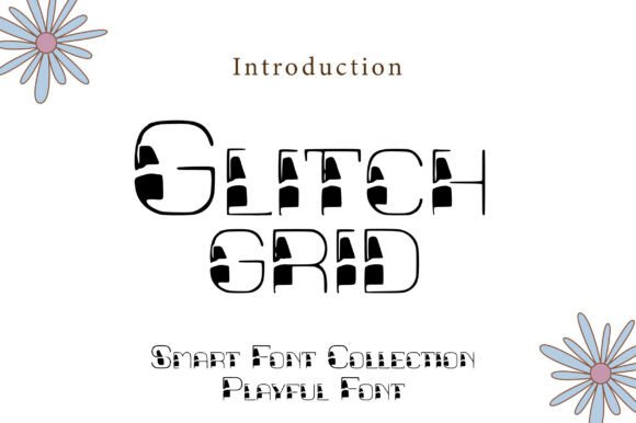 Glitch Grid: The Bold Typeface for Edgy Craft Products