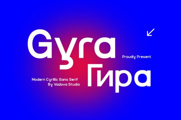 Gyra: A Modern Sans Serif Typeface for Global Brand Identity