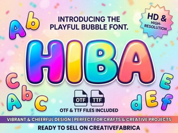 Hiba: A Decorative Font with Editorial Charm