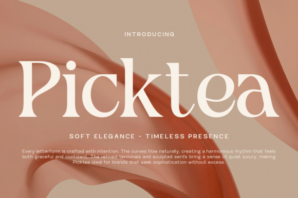 How Picktea Transforms Digital Branding with Elegant Typography