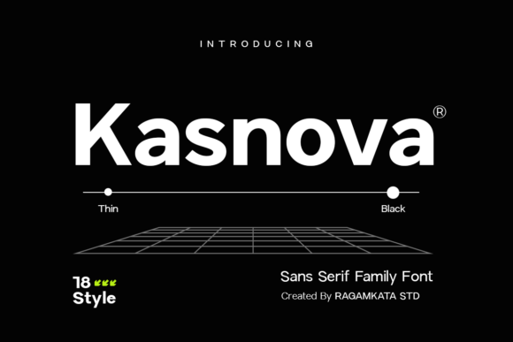 Kasnova: The Modern Typeface for Scroll-Stopping Marketing