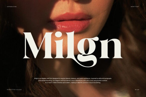 Milgn: The Elegant Serif Font for Polished Small Business Branding