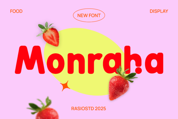 Monraha: A Friendly Sans Serif Typeface for Modern Editorial Design