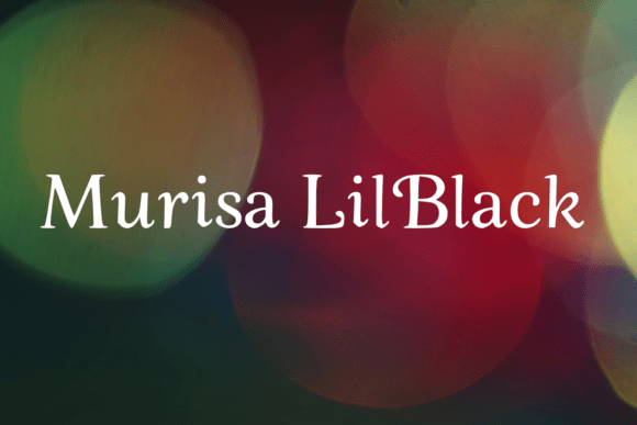 Murisa Lilblack: A Modern Serif Font for Authentic Brand Identity
