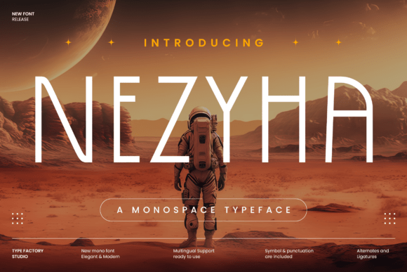 Nezyha: A Modern Typeface for Digital Branding