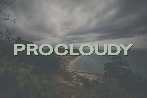 Procloudy: The Modern Sans Serif Typeface for Authentic Branding