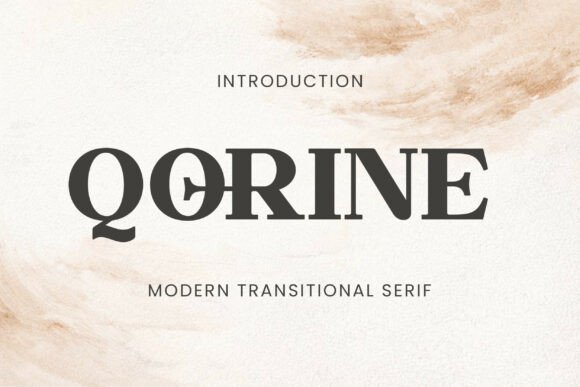 Qorine: A Modern Serif Font for Refined Editorial Design