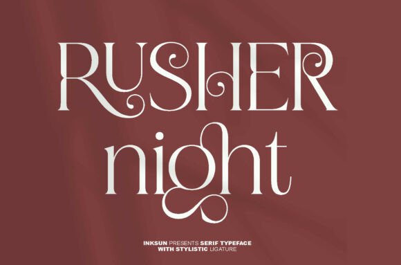 Rusher Night Serif Font Review