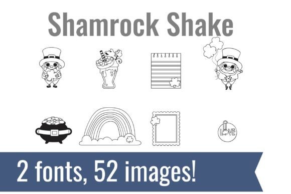 Shamrock Shake Dingbats: A Real-World Typeface Review for St. Patrick's Day