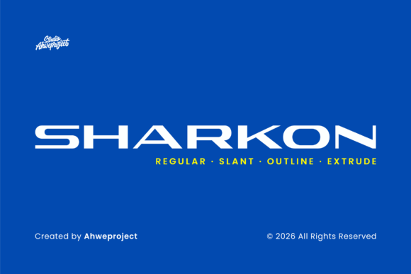 Sharkon: The Display Typeface That Powers High-Impact Campaigns