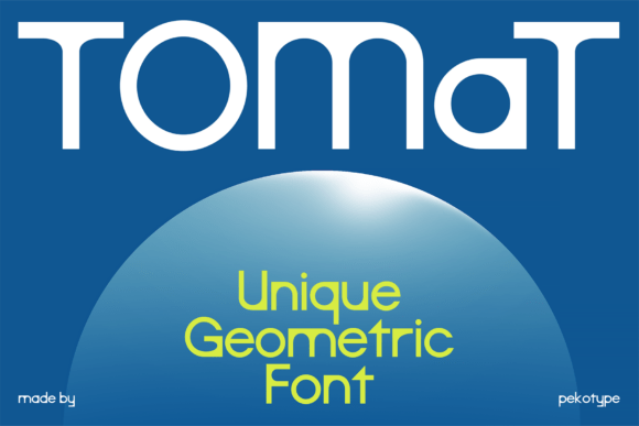 Tomat: The Modern Sans Serif Font for Sharp Branding