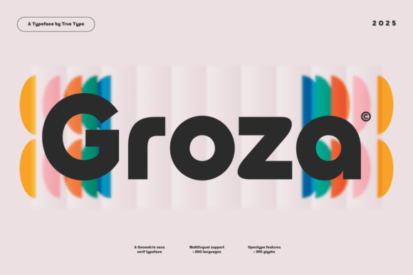 TRT Groza: The Modern Sans Serif Font for Polished Branding