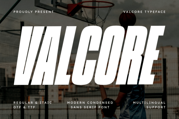 Valcore: A Modern Sans Serif Typeface for Bold Web Design