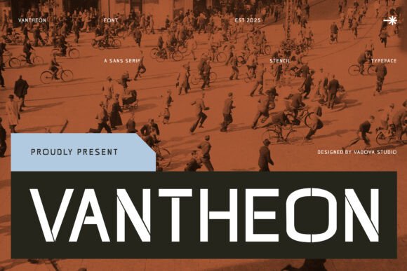Vantheon: The Modern Typeface for Bold Editorial Design