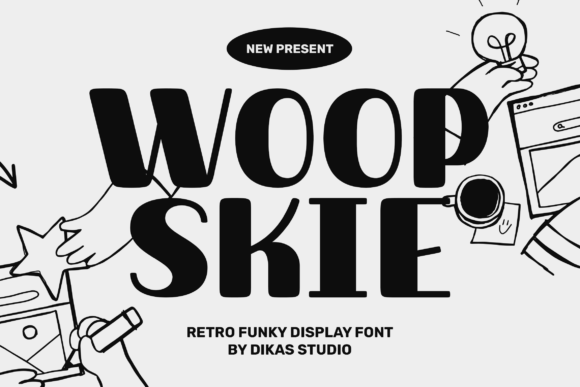 Woopskie: The Dynamic Sans Serif Font for High-Energy Campaigns